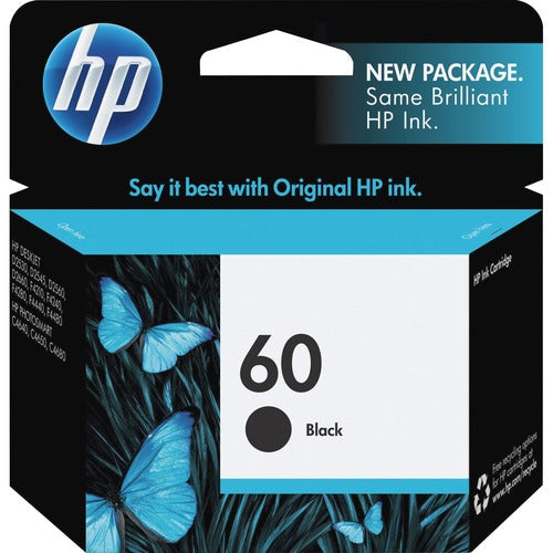 HP HEWCC640WN 60 (CC640WN) Original Inkjet Ink Cartridge - Black - 1 Each