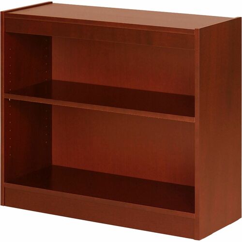 Lorell LLR89050 Panel End Hardwood Veneer Bookcase