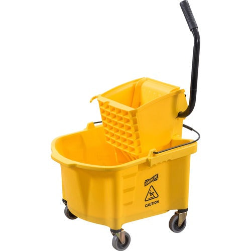 Genuine Joe GJO60466 Splash Shield Mop Bucket/Wringer