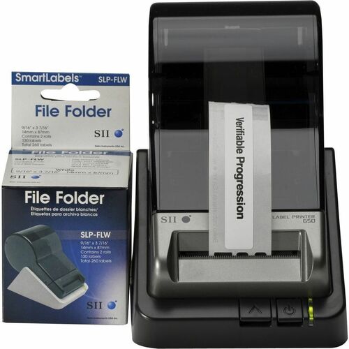 Seiko SKPSLPFLW High Quality SLP-FLW File Folder Labels