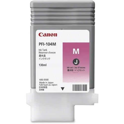 Canon CNM3631B001AA PFI-104M Original Inkjet Ink Cartridge - Magenta - 1 Each