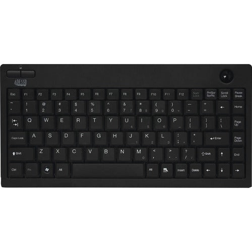 Adesso ADEWKB3100UB Wireless Mini Trackball Keyboard