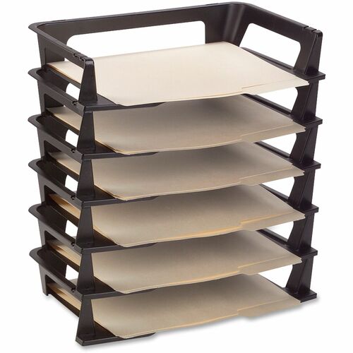 Rubbermaid RUB86028 Regeneration Stacking Letter Trays