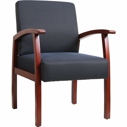 Lorell LLR68553 Thickly Padded Guest Chair