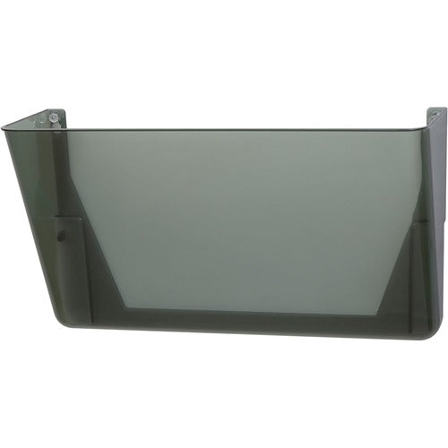 Officemate OIC21431 21431 File Holder, Wall Mountable, Letter Size, Hortizontal, Smoke