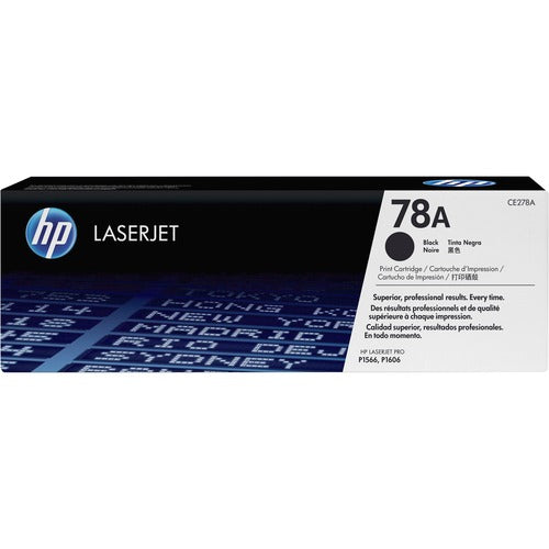HP HEWCE278A 78A (CE278A) Original Laser Toner Cartridge - Single Pack - Black - 1 Each
