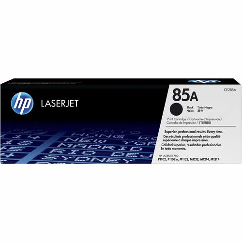 HP HEWCE285A 85A (CE285A) Original Standard Yield Laser Toner Cartridge - Single Pack - Black - 1 Each