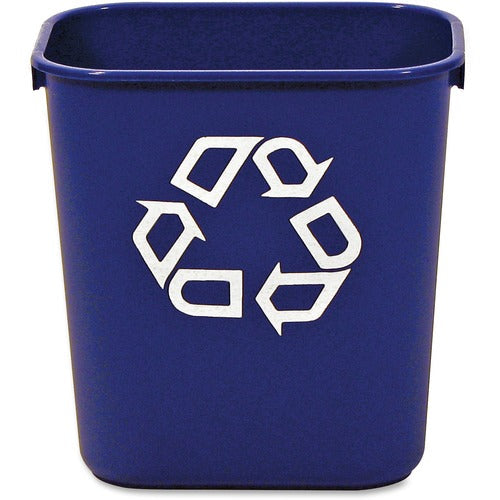Rubbermaid Commercial RCP295573BE 13 QT Standard Deskside Recycling Wastebasket