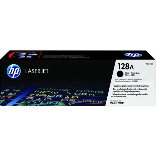 HP HEWCE320A 128A (CE320A) Original Standard Yield Laser Toner Cartridge - Single Pack - Black - 1 Each
