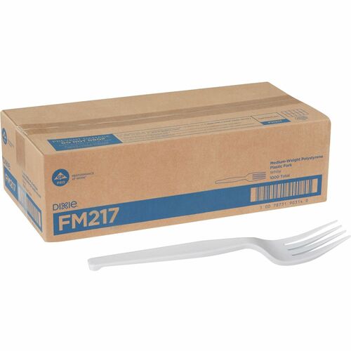 Dixie DXEFM217 Medium-weight Disposable Forks Grab-N-Go by GP Pro