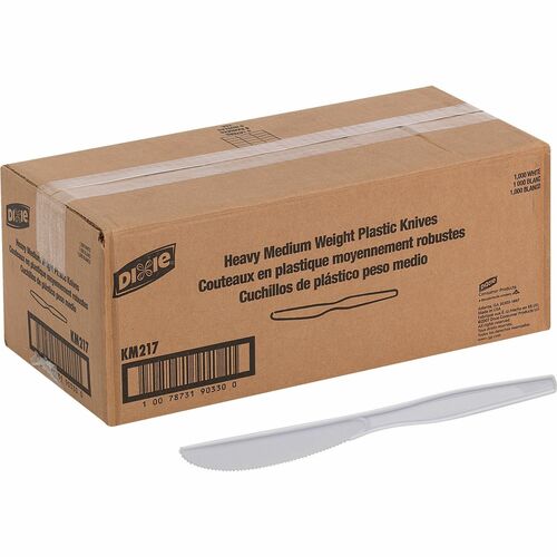 Dixie DXEKM217 Medium-weight Disposable Knives by GP Pro