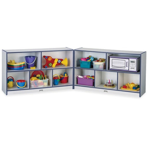 Jonti-Craft JNT0292JCWW112 Rainbow Accents Fold-n-Lock Storage Shelf