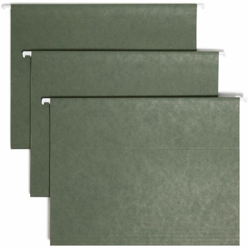 Smead SMD64036 TUFF 1/3 Tab Cut Letter Recycled Hanging Folder