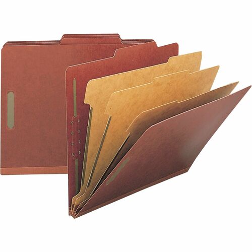 Nature Saver NAT01052 2/5 Tab Cut Letter Recycled Classification Folder