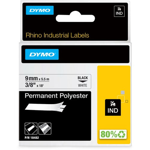 Dymo DYM18482 Rhino Permanent Poly Labels