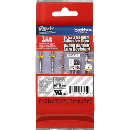 P-touch BRTTZES135 Industrial TZe Tape Cartridge