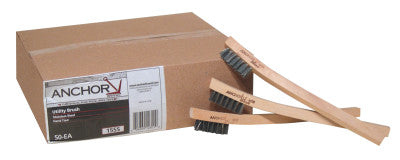 ANCHOR BRAND 15SS Anchor 3X7 Ss Brush 1.5In Bristles Wood Hdl