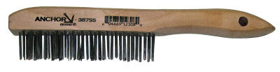 ANCHOR BRAND 387SS Anchor Stainless Steel Shoe Handle Brush