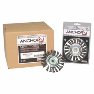ANCHOR BRAND 3STK14 Anchor 3" Std Twist Knotwheel St-3 .014 1/2-3/8