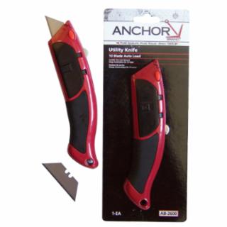 ANCHOR BRAND AB-2600 Anchor 10 Piece Auto Load Utility Knife