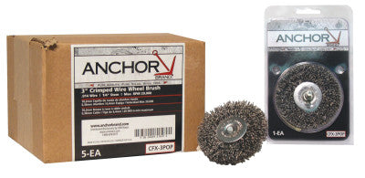ANCHOR BRAND CFX-3POP Anchor 3" Mtd. Crimp Wheel Med Cfx-3 .0118 Pop