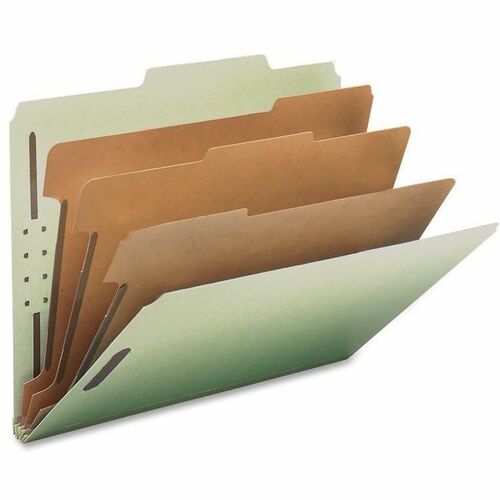 Nature Saver NAT01058 2/5 Tab Cut Letter Recycled Classification Folder