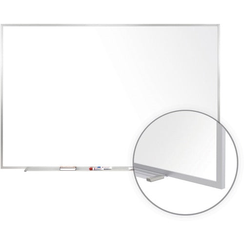 Ghent GHEM1464 M1-46-4 Porcelain Magnetic Whiteboard with Aluminum Frame