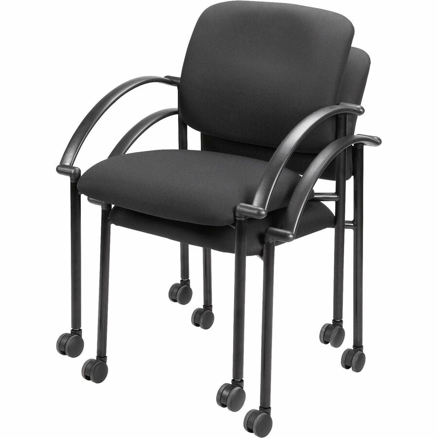 Lorell LLR65965 Upholstered Guest Chair with Arms