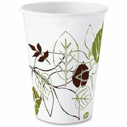 Dixie DXE2338PATH Pathways 8 oz Paper Hot Cups By GP Pro