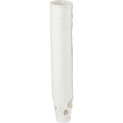 Dixie DXE2342PATH Pathways 12 oz Paper Hot Cups By GP Pro