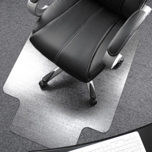 Floortex FLR1115223LR Polycarbonate Lipped Chair Mat for Carpets up to 1/2" - 48" x 60"