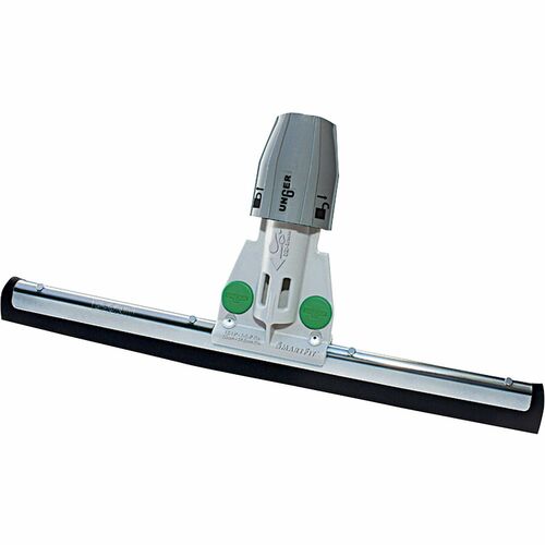 Unger UNGMW22A Smartfit Waterwand Standard Squeegee - Anti-Bacterial - 22" Head - Foam - Gray