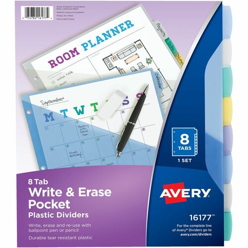 Avery® AVE16177 Avery® Write & Erase Pocket Dividers