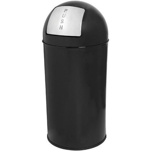 Genuine Joe GJO58887 Push Open Round Top Receptacle