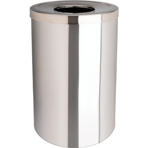 Genuine Joe GJO58895 30 Gallon Stainless Steel Trash Receptacle