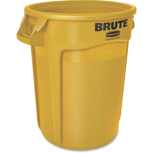 Rubbermaid Commercial RCP263200YEL Brute 32-Gallon Vented Container