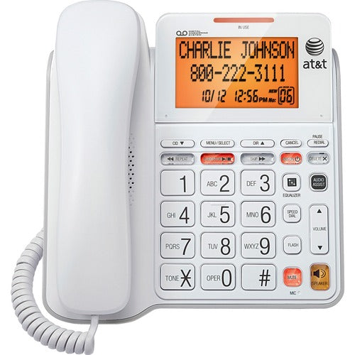 AT&T ATTCL4940 CL4940 Standard Phone - White