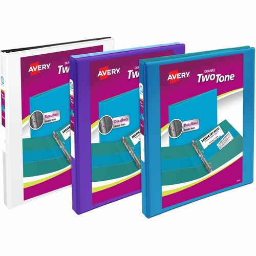 Avery® AVE17241 Avery® 1/2" Two-Tone View 3-Ring Binder With Pockets