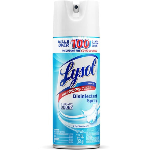 Lysol RAC74186 Crisp Linen Disinfectant Spray