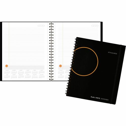 At-A-Glance AAG70620905 Plan. Write. Remember. Undated Planning Notebook with Reference Calendars