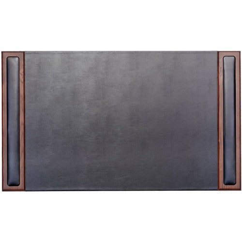 Dacasso DACP8401 Walnut & Leather Side-Rail Desk Pad