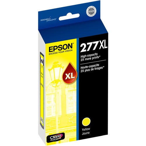 Epson EPST277XL420S Claria 277XL Original High Yield Ink Cartridge - Yellow - 1 Each