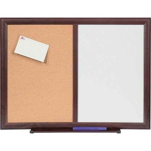 Lorell LLR84171 Combo Dry-Erase/Cork Board