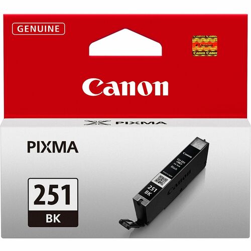 Canon CNMCLI251BK CLI-251BK Original Inkjet Ink Cartridge - Black - 1 Each