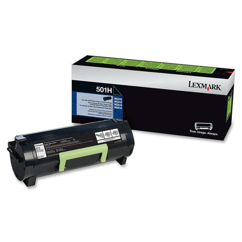 Lexmark LEX50F1H00 501H High Yield Return Program Toner Cartridge - Laser - High Yield - 5000 Page - 1 Each