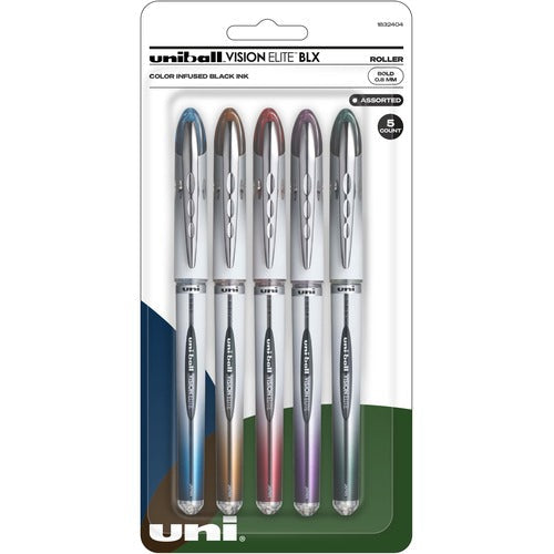 uniball UBC1832404 Vision Elite BLX Rollerball Pens