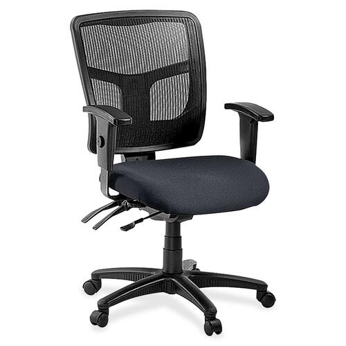 Lorell LLR8620146 ErgoMesh Series Managerial Mesh Mid-Back Chair