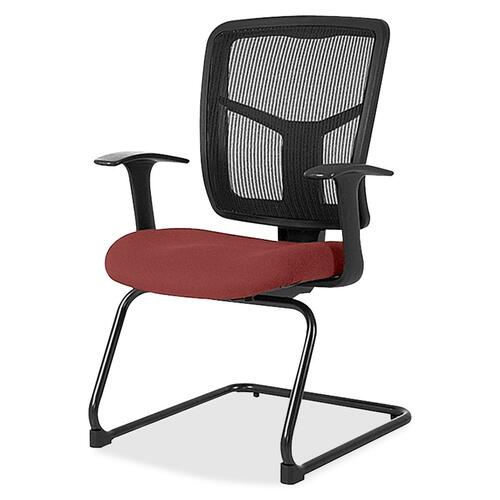 Lorell LLR8620288 ErgoMesh Series Mesh Back Guest Chair with Arms