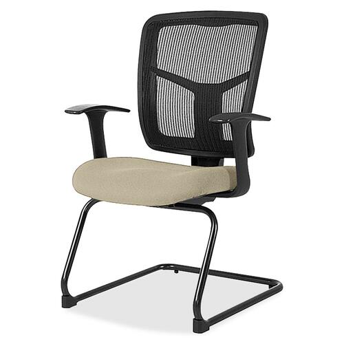 Lorell LLR8620287 ErgoMesh Series Mesh Back Guest Chair with Arms