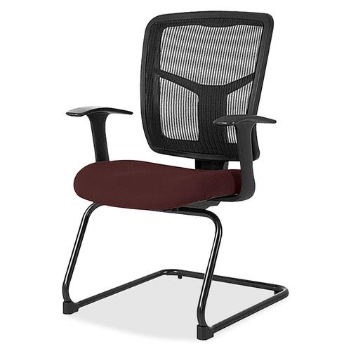 Lorell LLR8620264 ErgoMesh Series Mesh Back Guest Chair with Arms
